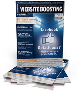 Das Magazin Website Boosting richtet sich an alle, die erfolgreich eine Webpräsenz, einen Shop oder ein Portal planen oder betreiben wollen.