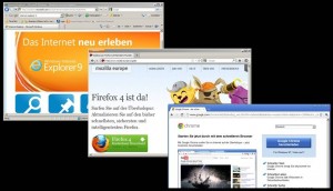 Fast zeitgleich haben der Explorer 9, Firefox 4 und Chrome 10 ihre aktuellsten Final-Versionen veröffentlicht. Der Härtetest.