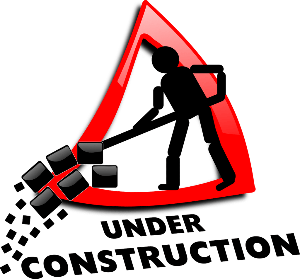 under construction